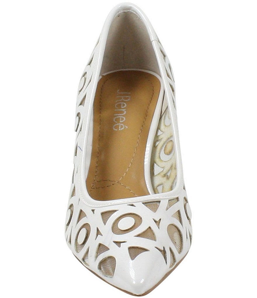 J. Renee Jameena Patent Laser Cut Pumps