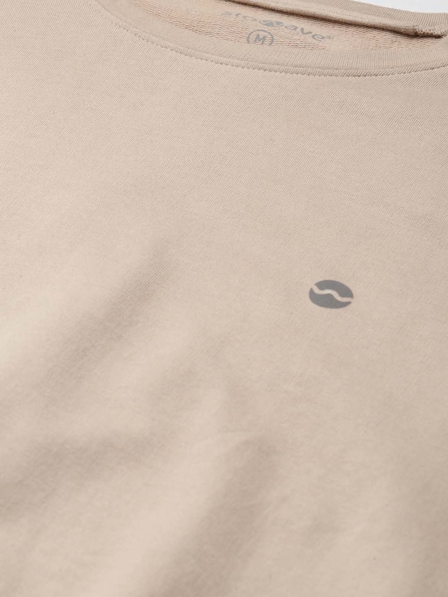 Slowave Beige Regular Fit Sweatshirt & Joggers Set