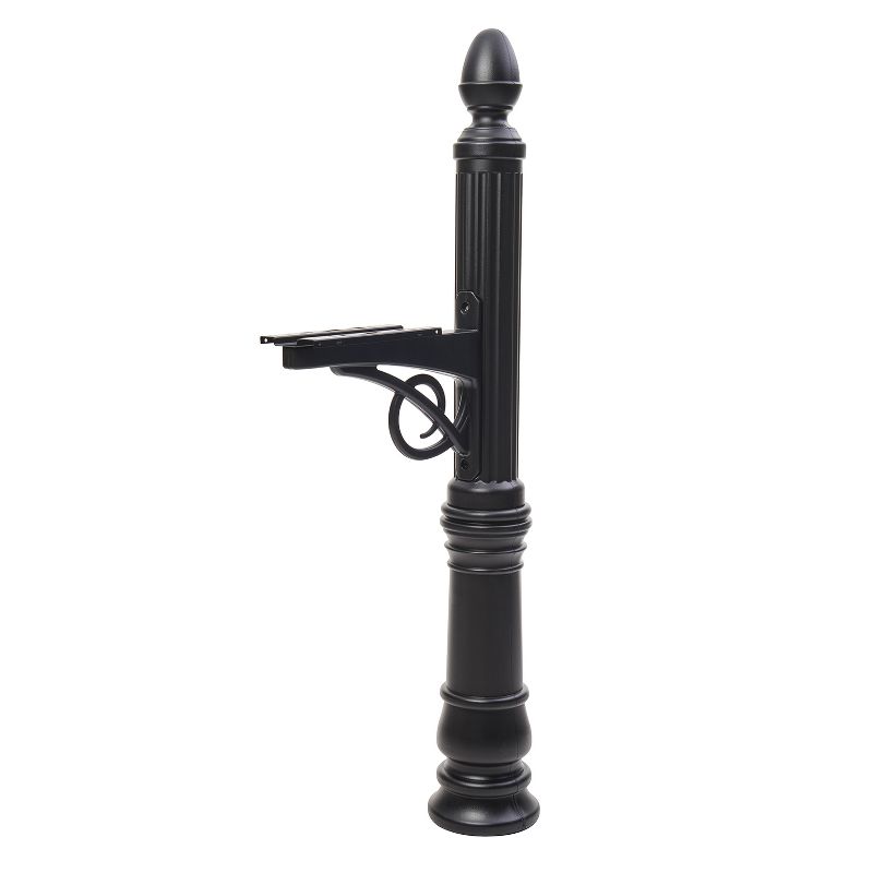 Gibraltar Mailbox Victorian Mailbox and Address Posts Black