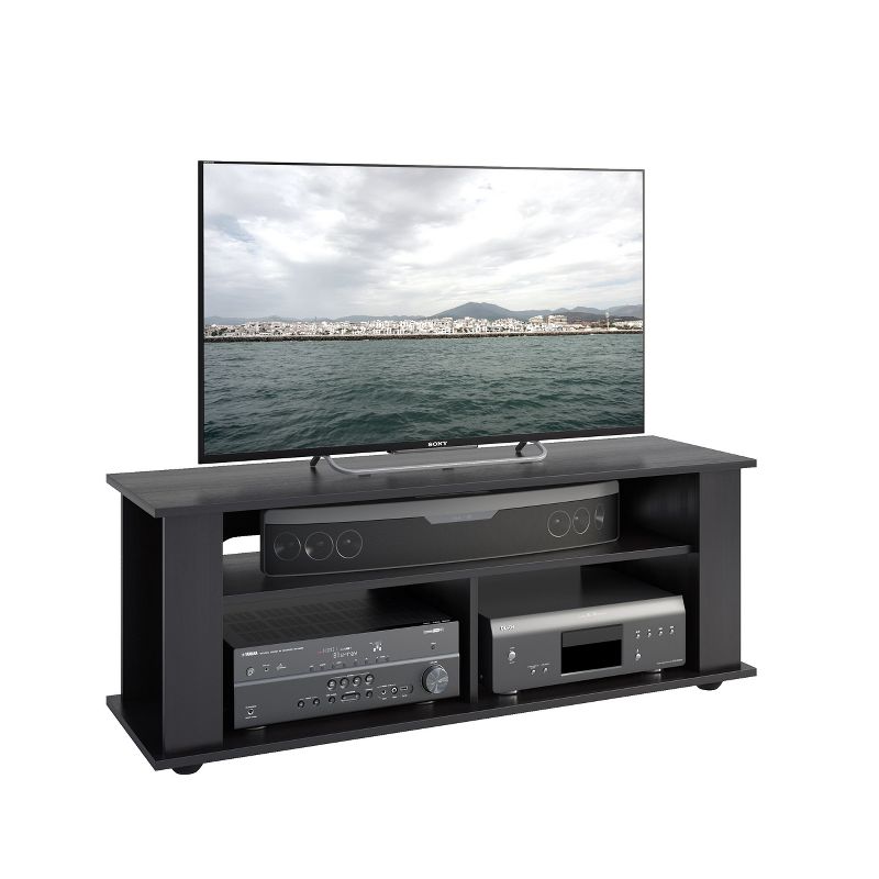 Bakersfield Ravenwood TV Component Stand Black 55" - CorLiving