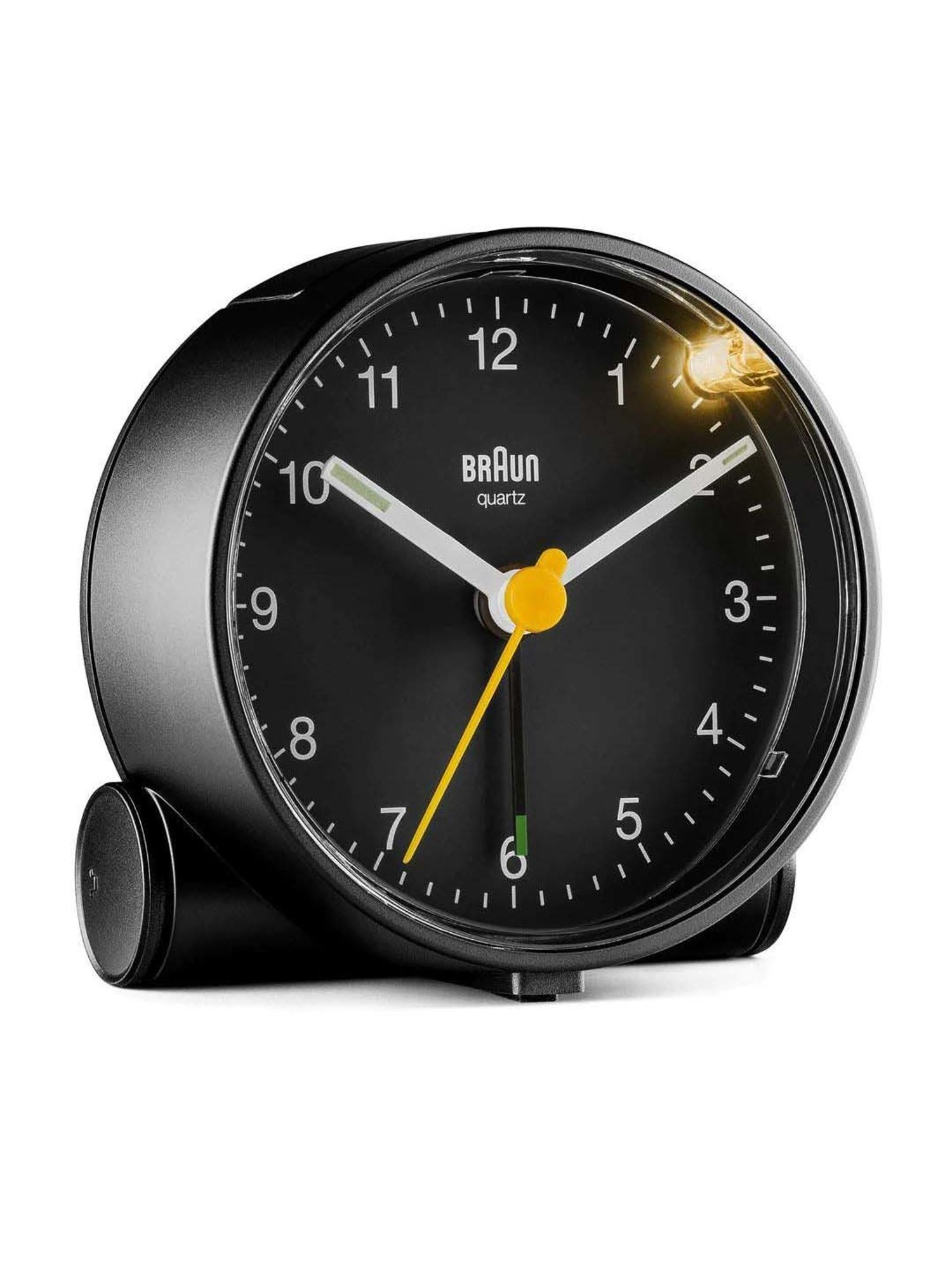 Braun Black Classic Analog Alarm Clock