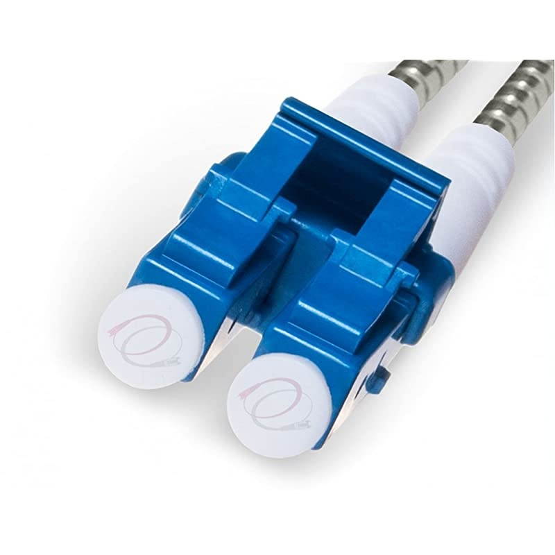 7M OS2 LC LC Fiber Patch Cable | Armored LSZH 10Gb Duplex 9125 LC to LC Singlemode Jumper 7 Meter 2297ft | Length Options 1M200M | 10g smf sfp 10gbase ls0h Armor ofnr lclc