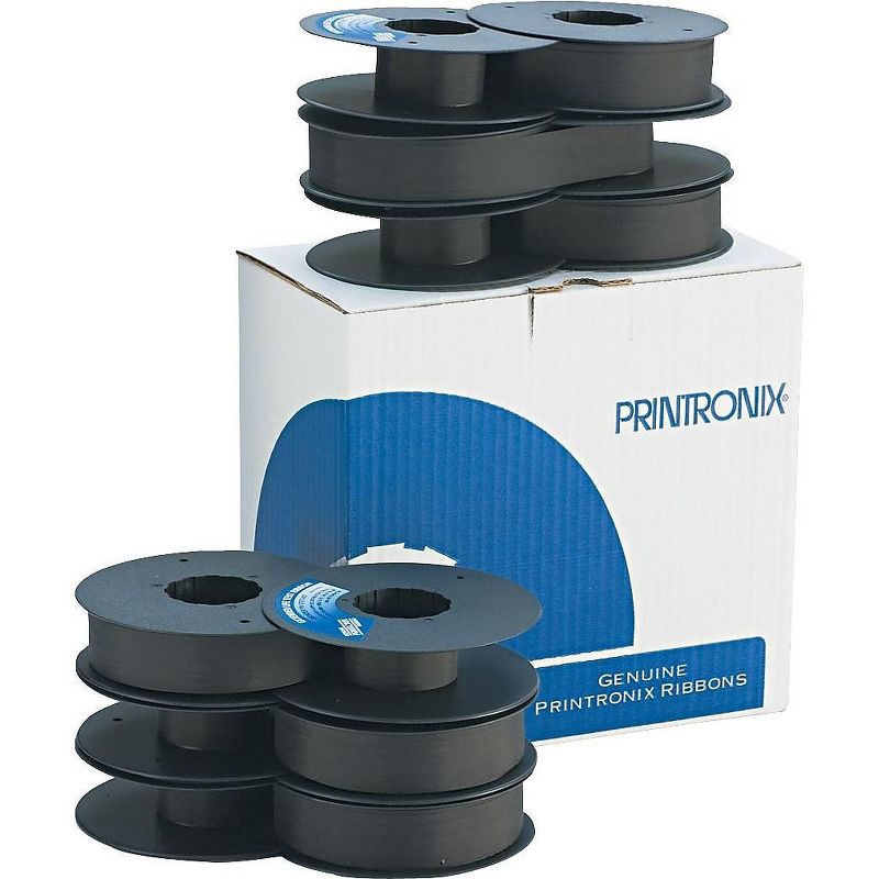 Printronix Black Dot-Matrix Printer Ribbon, 6/Pack (107675-007) 