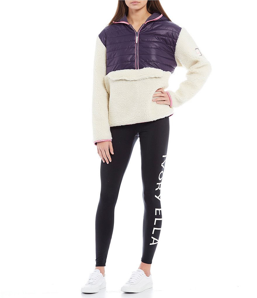 Sundown by Splendid Coordinating Joey Acid Wash Zip Front Hoodie