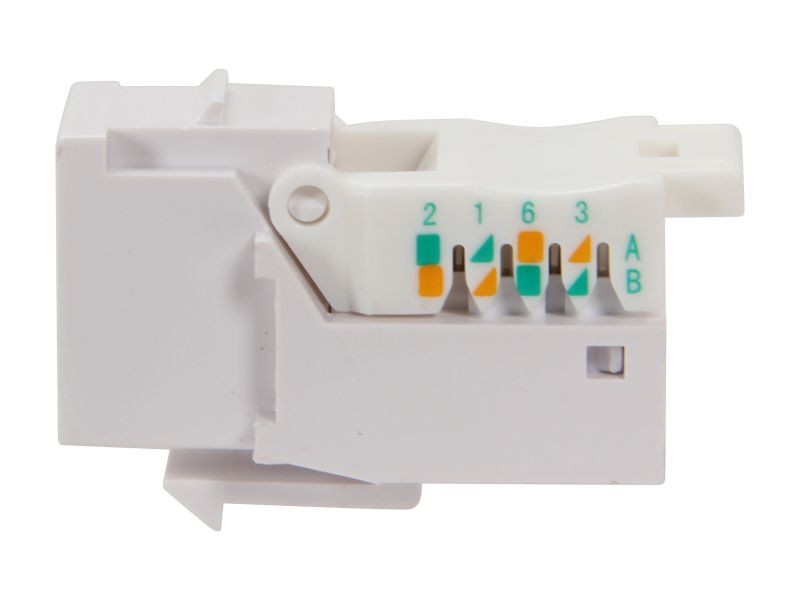 Micro Connectors CAT5 RJ45 Coupler F-F Straight