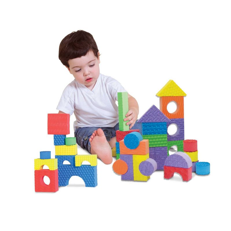 Edushape Textured Blocks - Set of 80