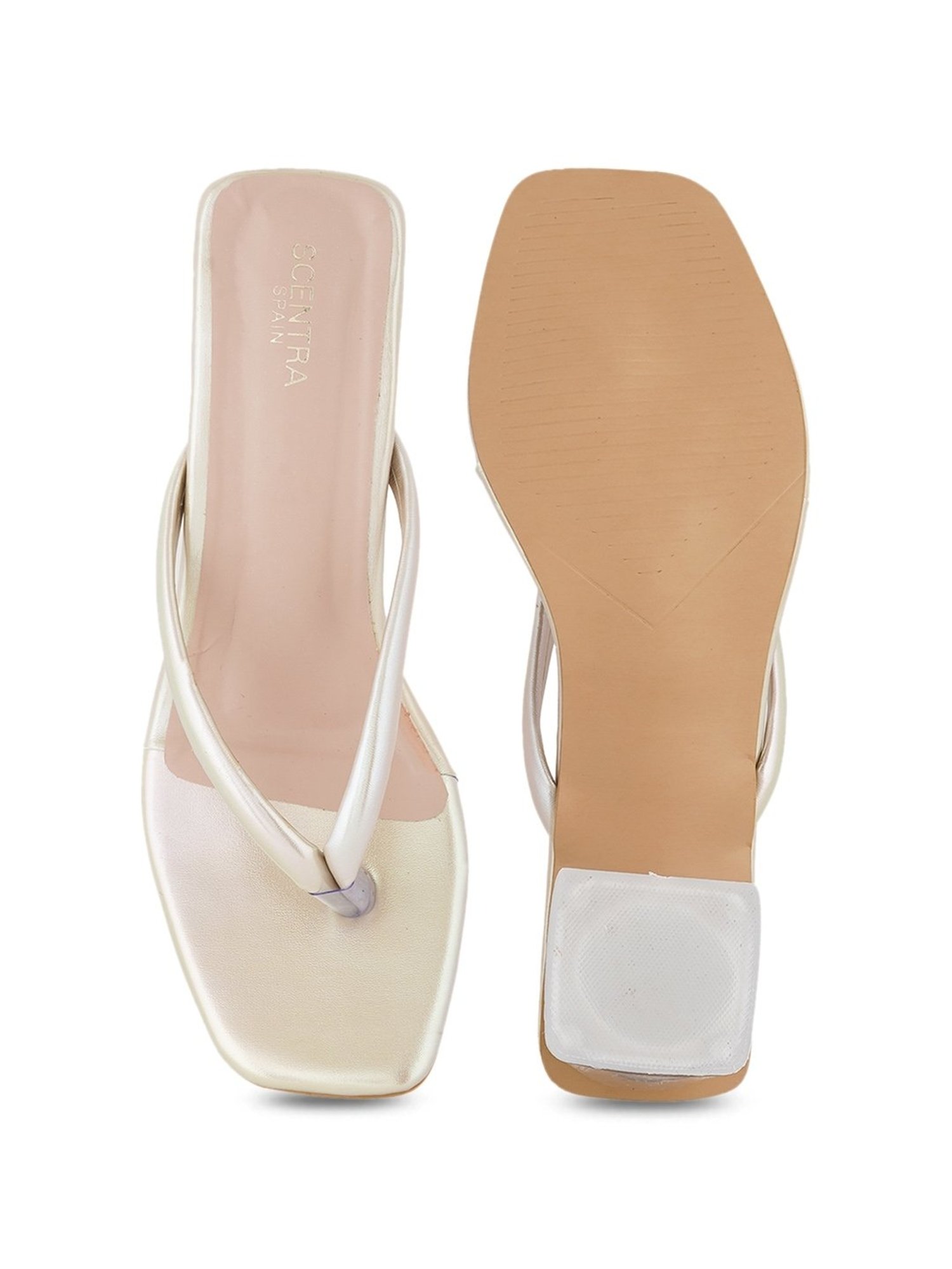 Scentra Women's SPAIN Tan Thong Sandals