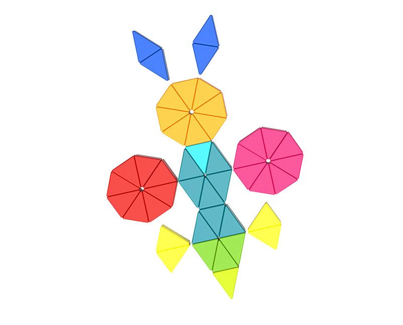  Fat Brain Toys Play Pattern Puzzle - Octagon FB250-1