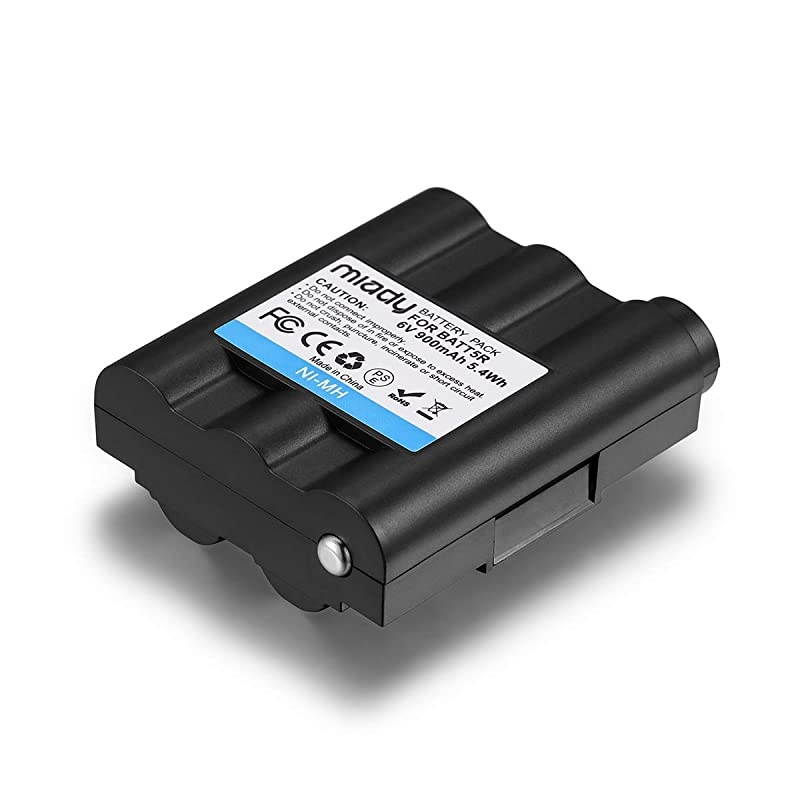 BATT5R AVP7 Rechargeable Batteries 6V 900mAh for GXT Walkie Talkie GXT1000 GXT1050 GXT850 GXT860 GXT900 GXT950 and More