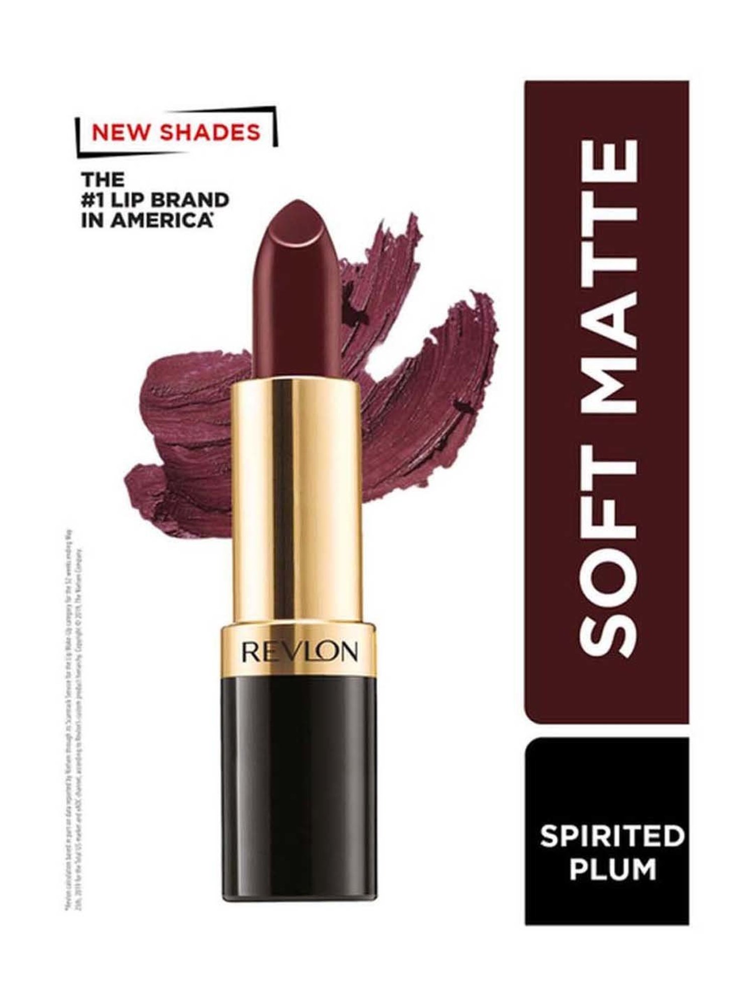 Revlon Super Lustrous Lipstick Bold Matte Spirited Plum - 4.2 gm
