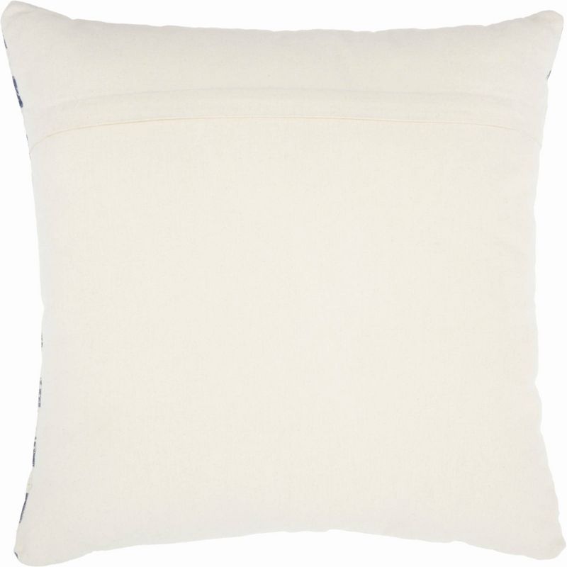 20"x20" Striped Print Oversize Square Throw Pillow Navy - Nourison