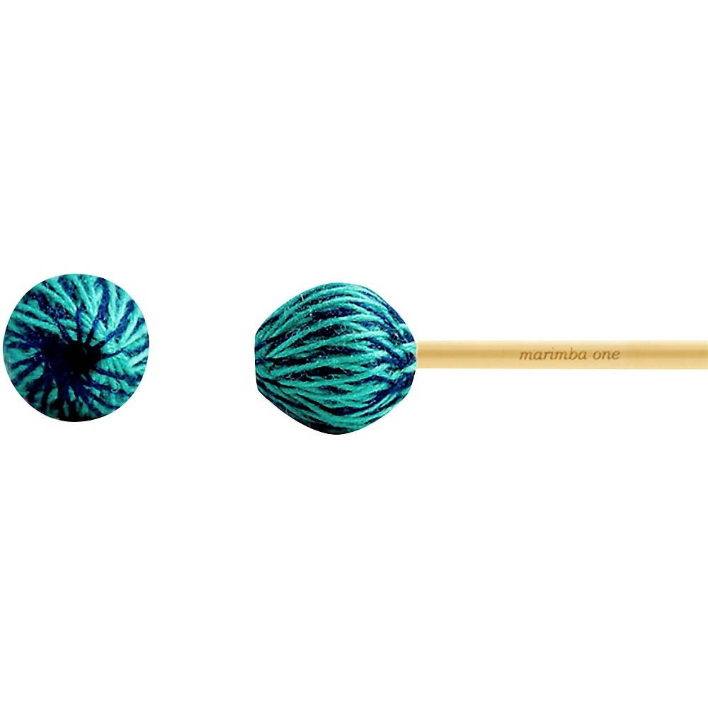 Marimba One Ivana Bilic Signature Birch Handle Mallets Medium Hard Navy Blue/Sea Foam Yarn