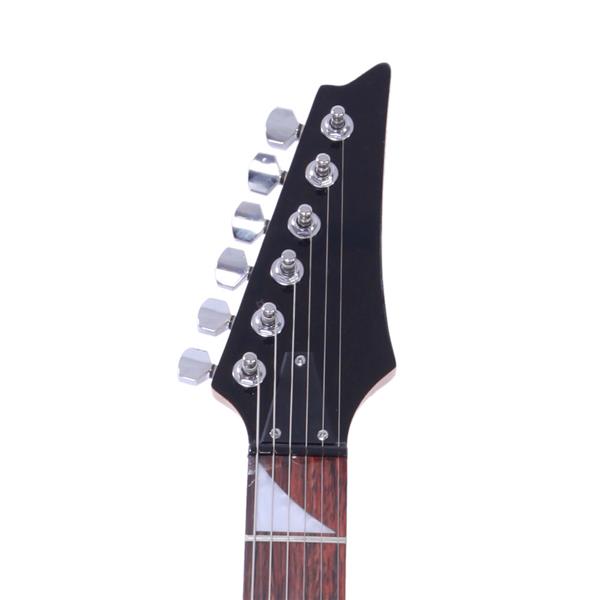 170 Burning Fire Style Professional Electric Guitar with Bag + Strap + Paddle + Rocker + Cable + Wrench Tool