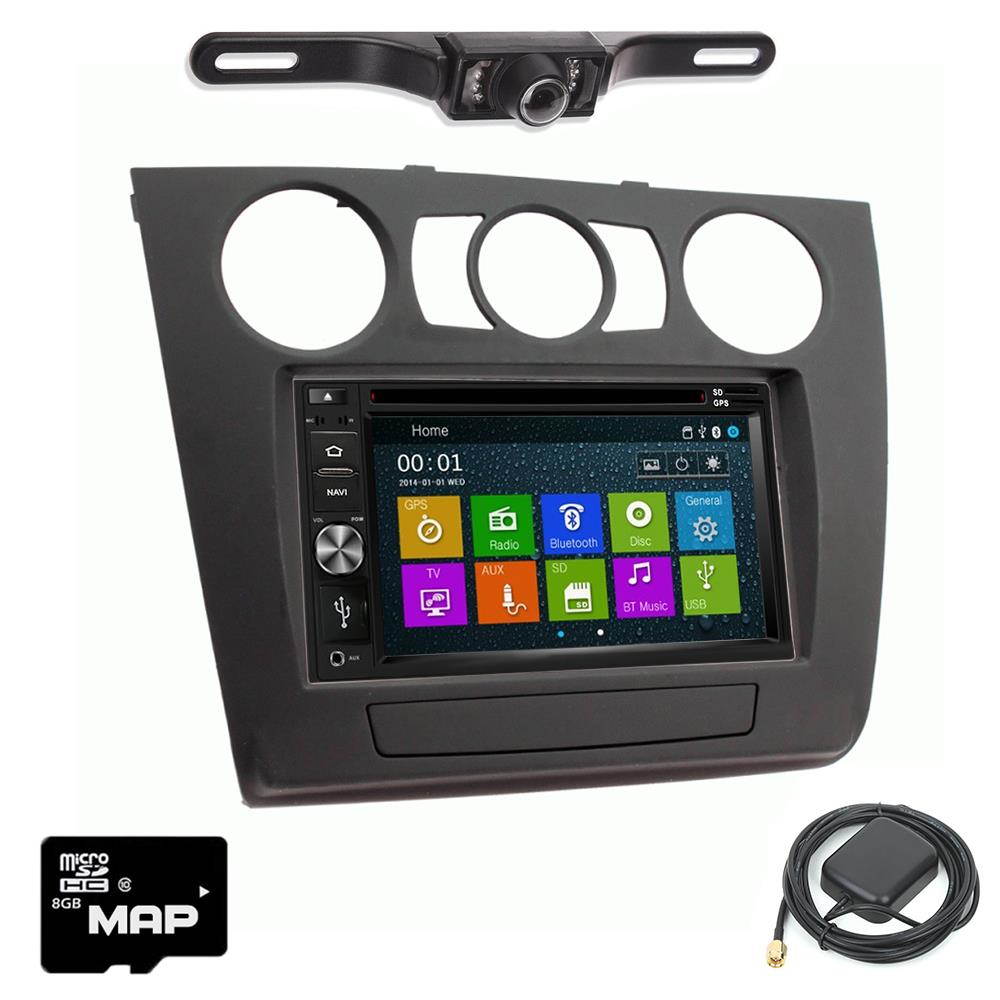 Otto Navi In Dash Navigation System DVD GPS Navigation Multimedia Radio and Dash Kit for BMW 1 Series with Manual Climate, back up camera and extrae