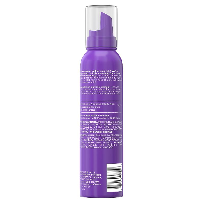 Aussie Headstrong Volume Mousse - 6.0 fl oz