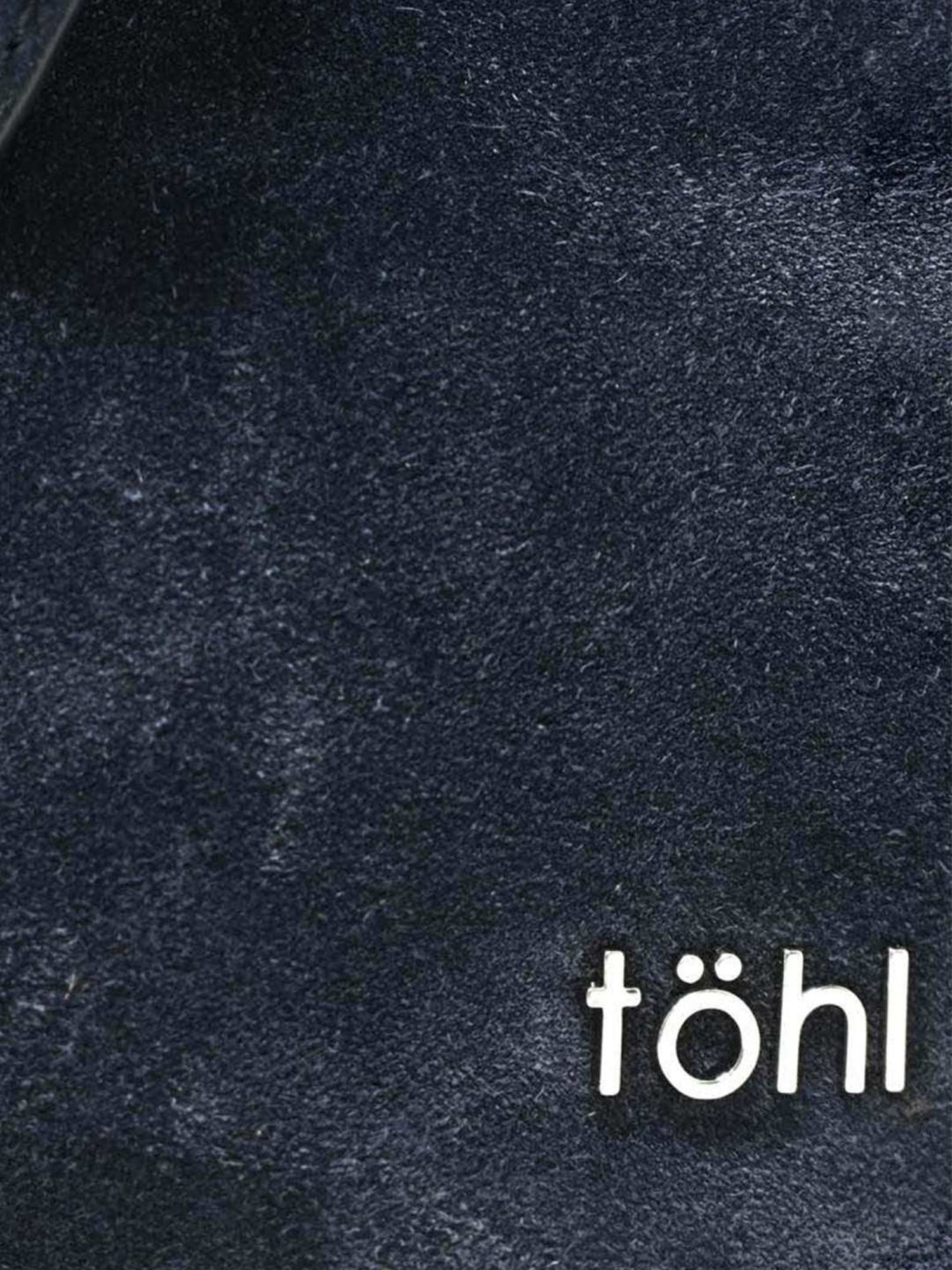 Tohl Blue Solid Large Handbag