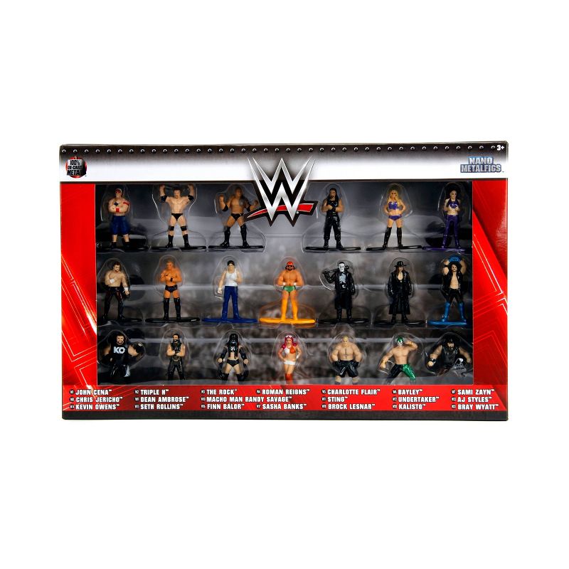 Jada Toys Nano Metalfigs WWE 20-Pack Wave 2 1.65" Die-Cast Collectible Figures