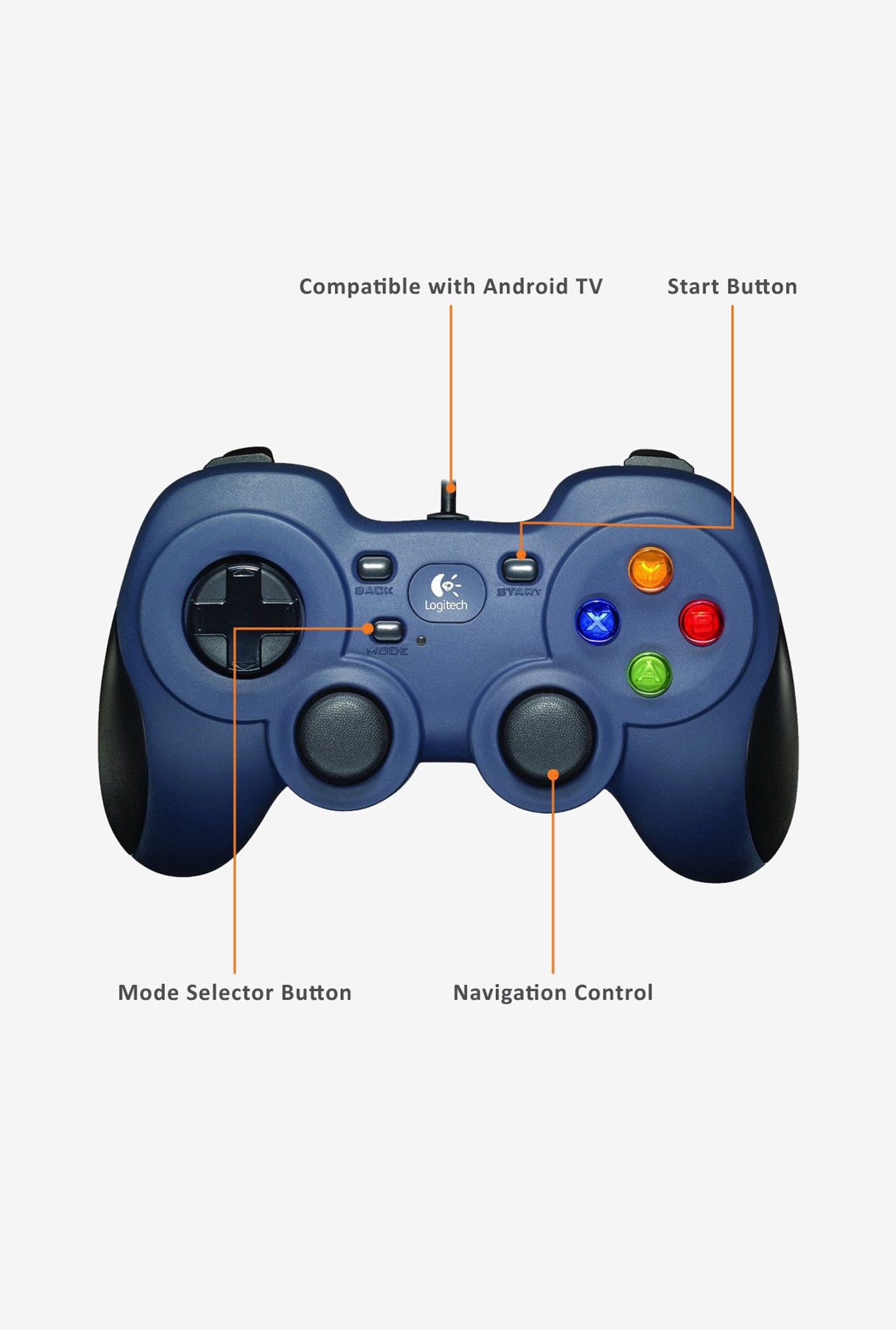 Logitech F310 Gamepad Blue