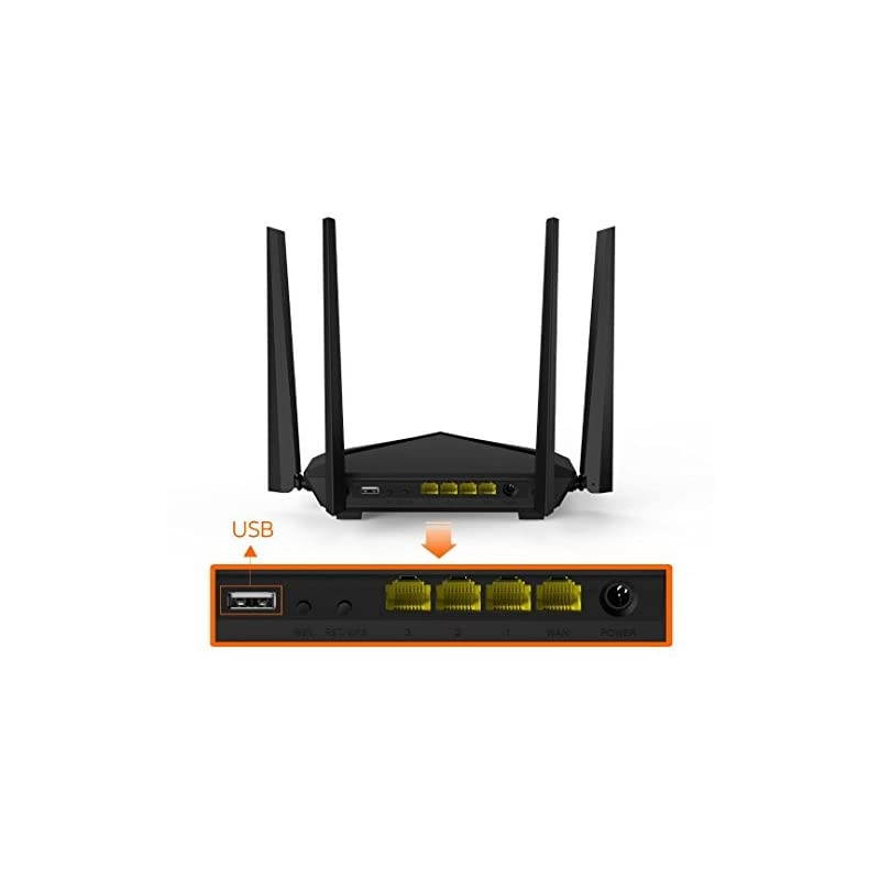 AC10U Smart Gigabit Wi-Fi Router AC1200 Dual Band w/Parental Control + MU-MIMO + Smart WiFi App Management + USB Port