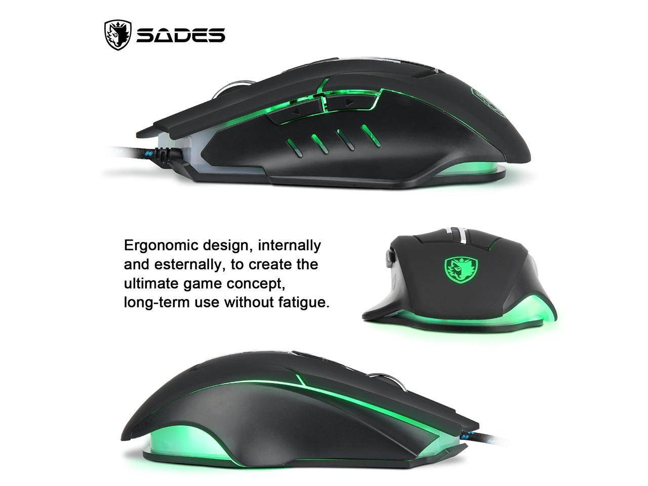 Gaming Mouse Gaming Mice 6 Buttons Professional LED Optical USB Wired Gaming Mouse for PC Mac