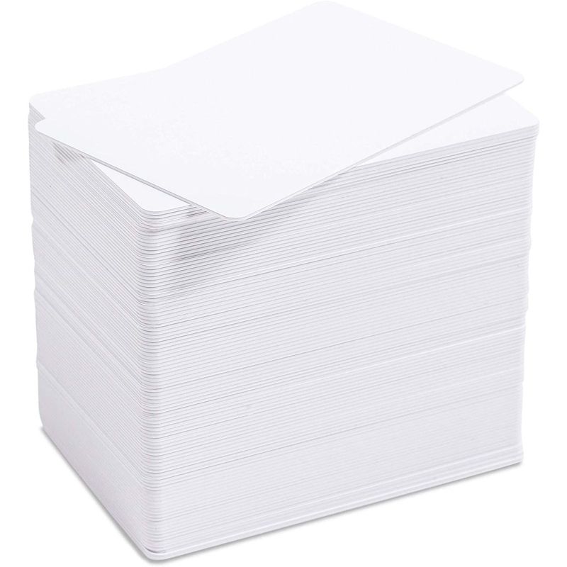 100-Count Inkjet Printable PVC Cards, DIY Name ID Badges (30 Mil, 3.35 x 2.15 inches)