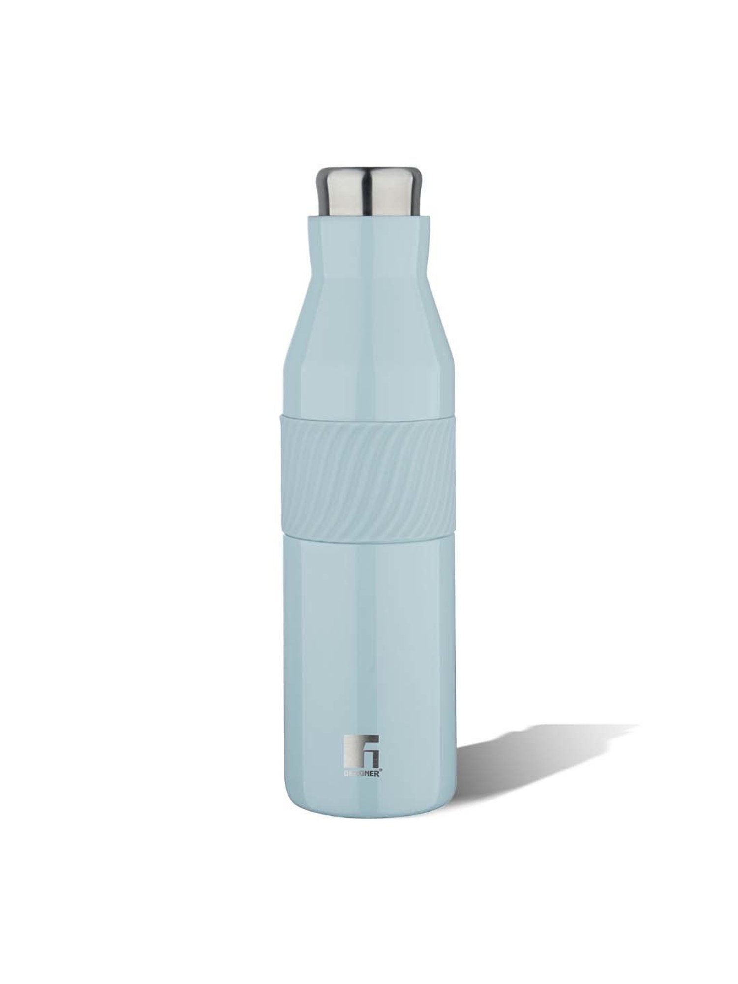 Bergner Walking Blue Stainless Steel Thermosteel Hot and Cold Bottle (0.6 L)