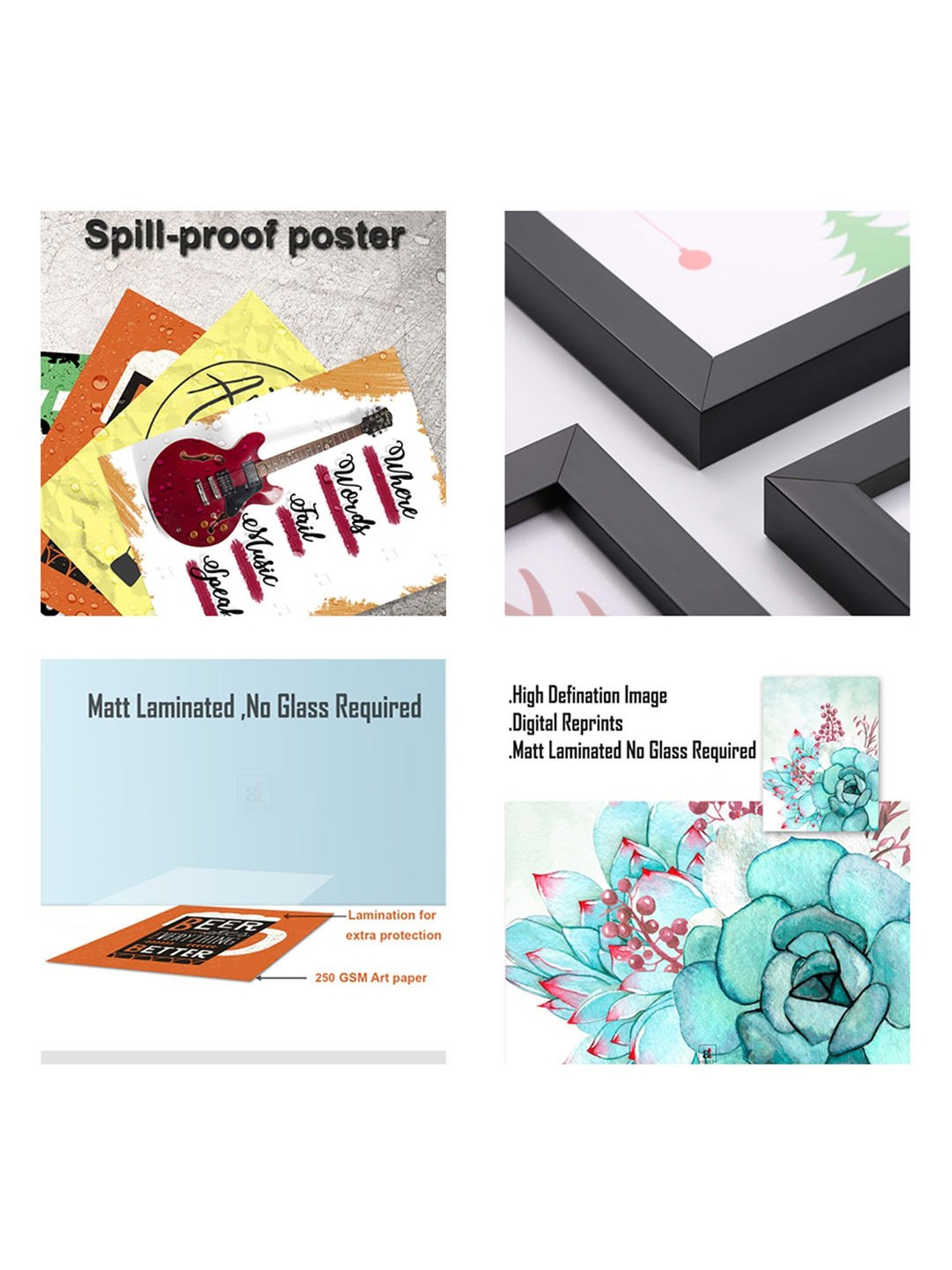 Art Street King of Cuteness Printed Yellow Engineered Wood Wall Art