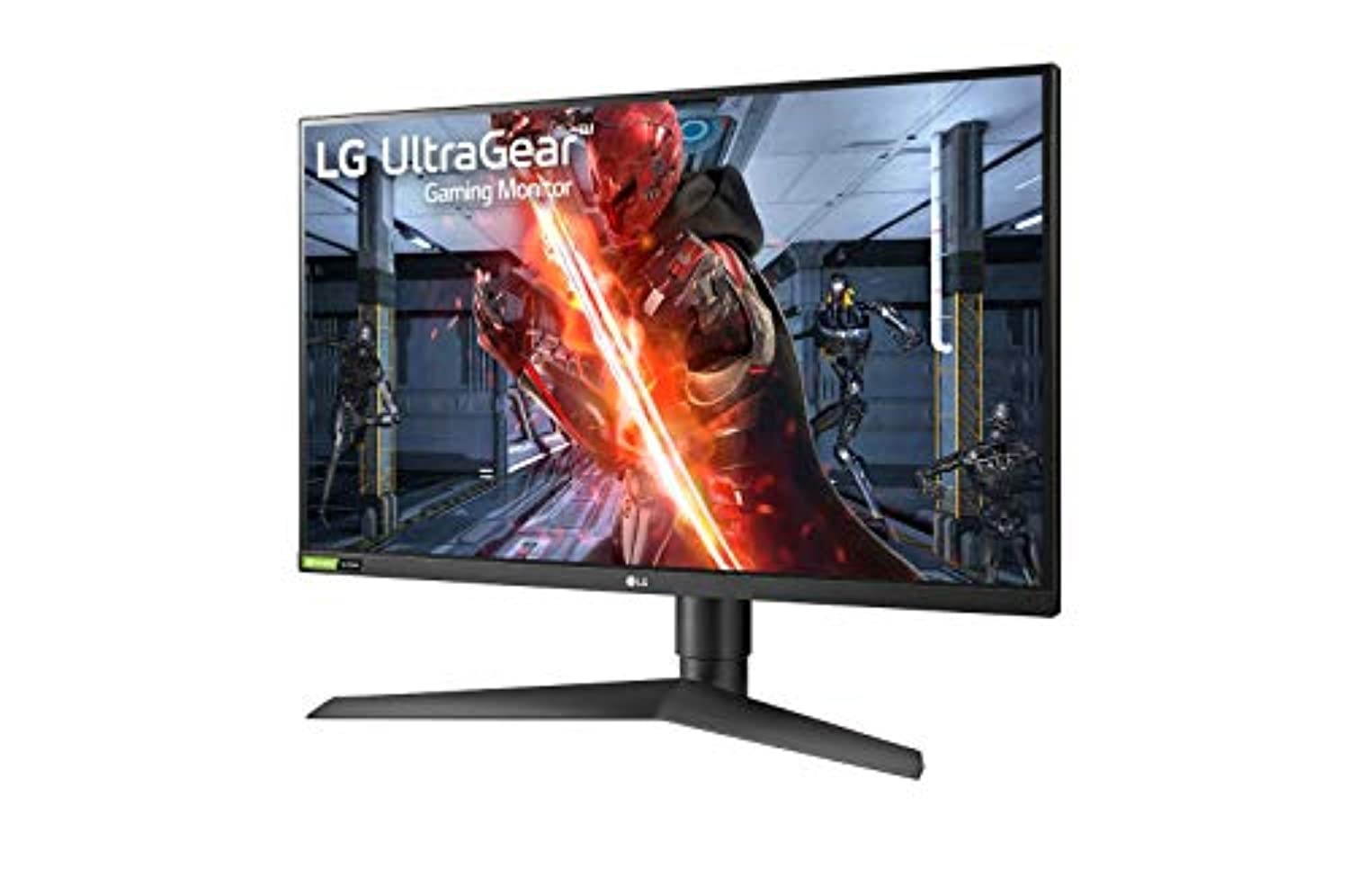 LG 27GN75B-B 27? HDR10 IPS FHD 1ms Ultragear Gaming Monitor with 240Hz Refresh Rate, Adaptive-Sync (FreeSync Technology  and  is Compatible with NVIDIA G-Sync, Black (27GN75B-B)