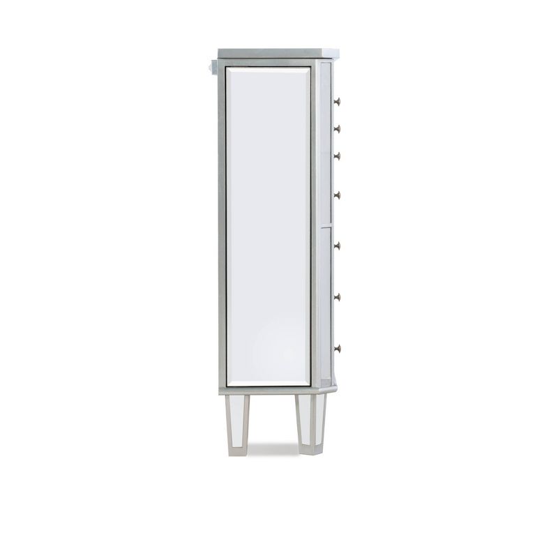 Lola Cheval Mirror/Jewelry Wardrobe Black - Powell Company