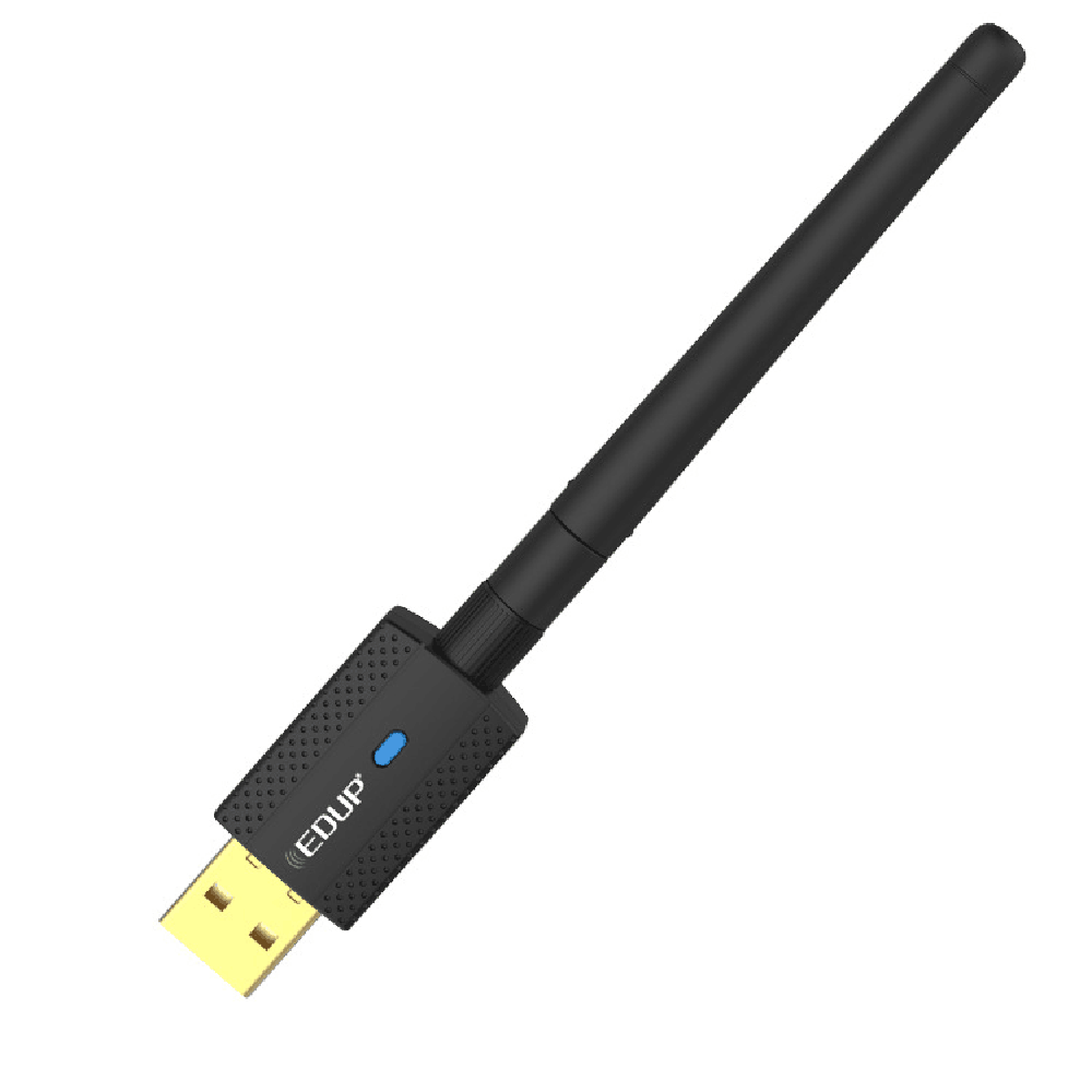 600Mbps Bluetooth 4.2 USB WiFi Adapter, Dual Band 2.4Ghz / 5.8Ghz USB Wireless Adapter with 2DBI Antenna, USB WiFi Dongle for Desktop/Computer, Support Win Vista/XP/7/8.1/10