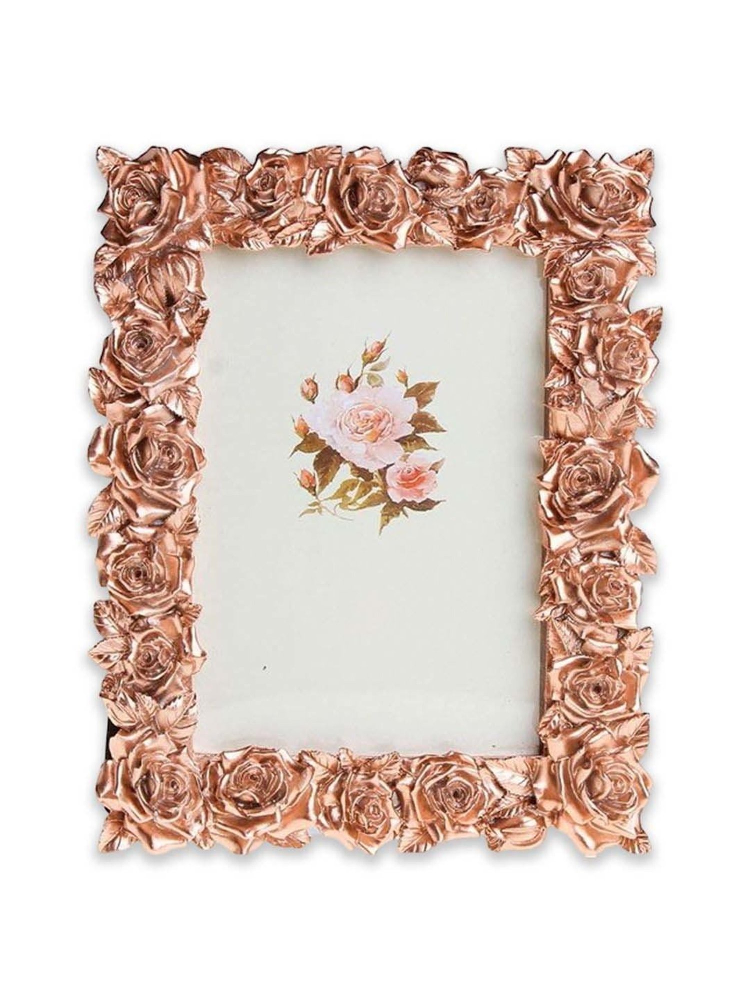 Art Street Pink Engineered Wood Swing Fashion Resin Vintage Photo Frame