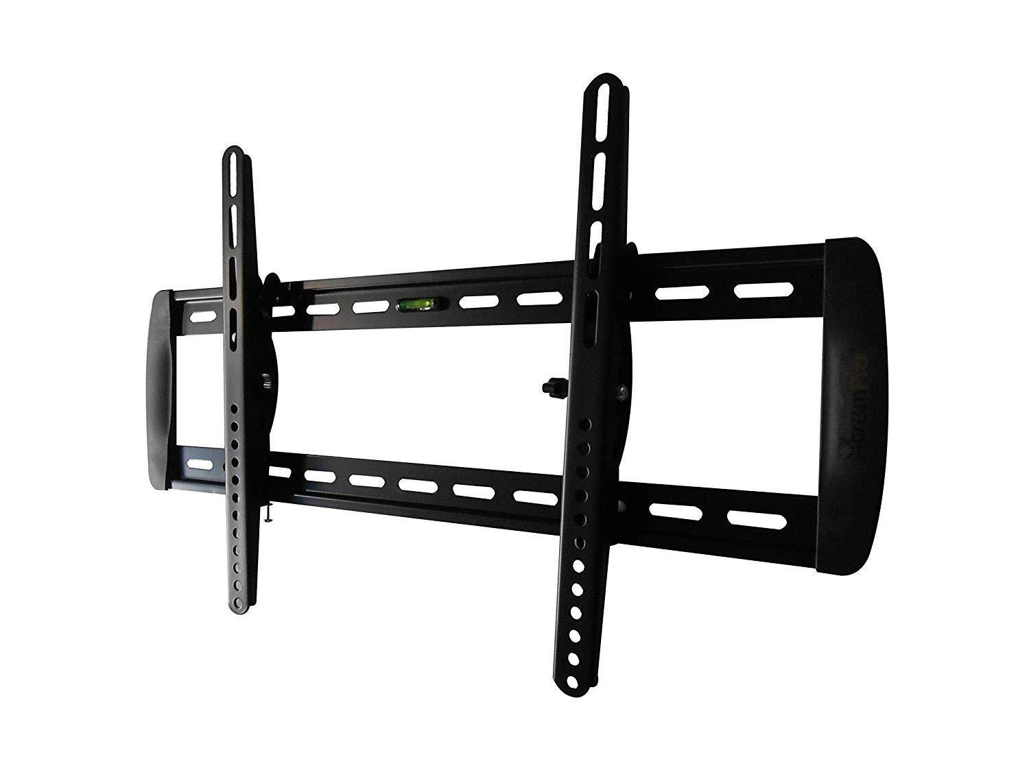 XtremPro TV Wall Mount Bracket Low-Profile Fixed Tilting &plusmn;10&deg; for Flat Screen 32"- 55" inch LCD, LED, 4K Plasma Flat Screen TVs Load Capacity 99 lbs - Black (41014)