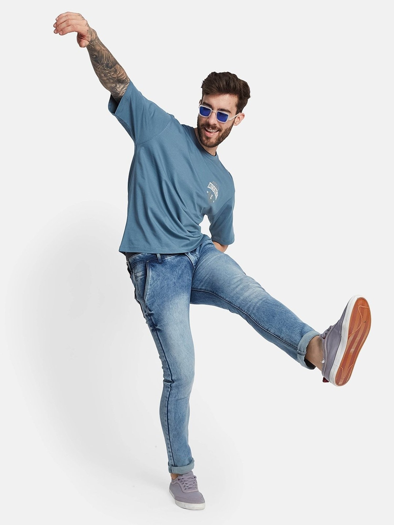 Octave Nile Regular Fit Printed T-Shirt