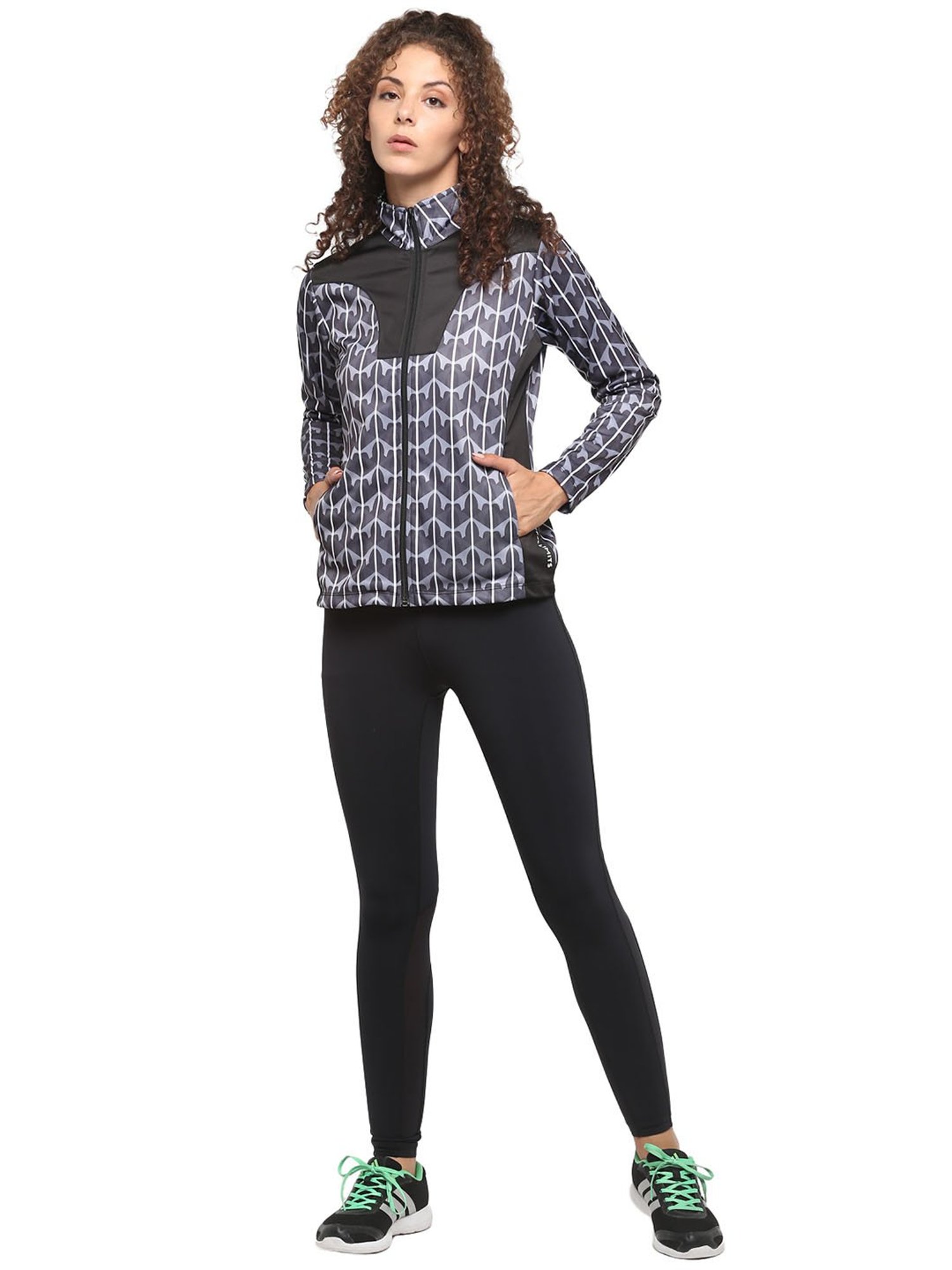 OFF LIMITS Black & Grey Printed Jacket