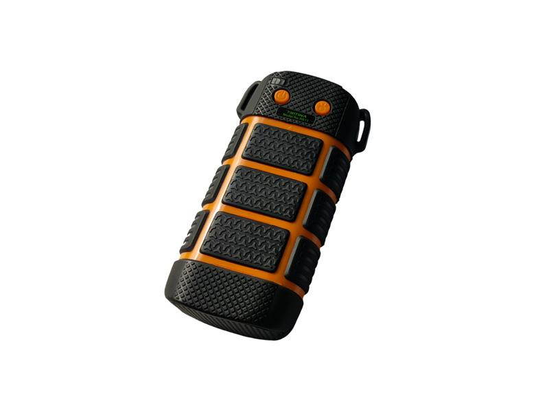 Tritina Waterproof Power bank - LED Light - SOS Signal, 5200mAh Travel Power Backup for Iphone, Smartphone,Safe Battery ---(Orange)