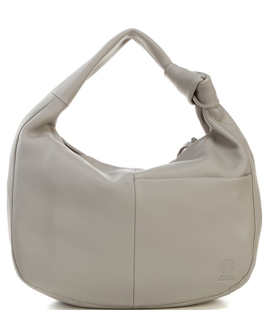 Vince Camuto Shany Brushed Leather Hobo Bag