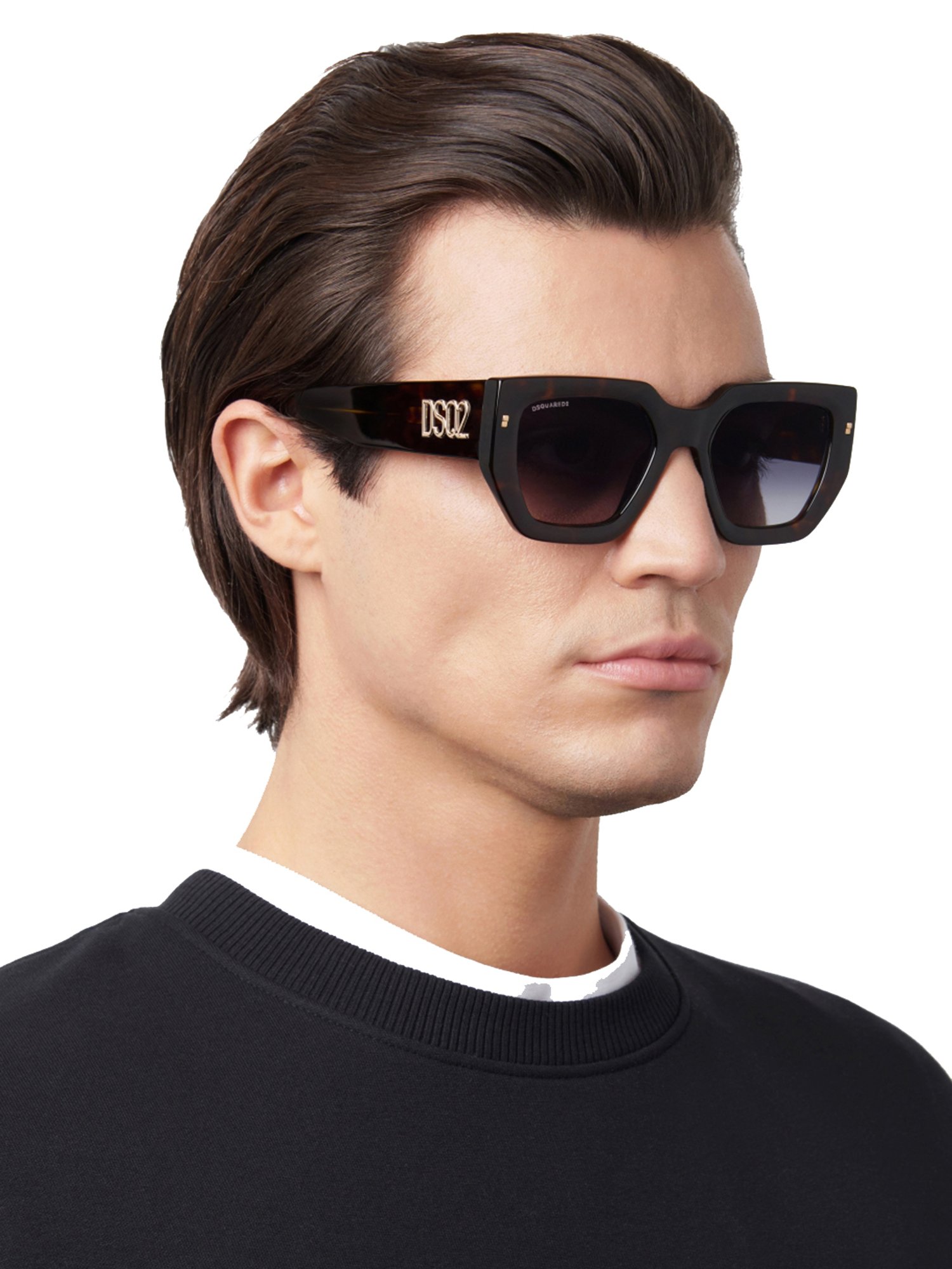 Dsquared2 204913086539O Grey Square Sunglasses