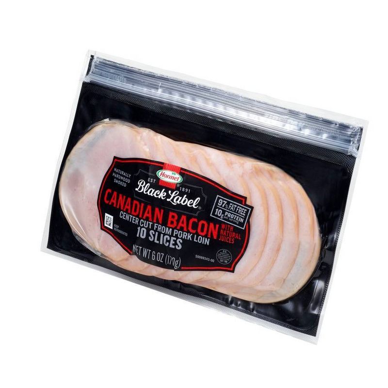 Hormel Fully Cooked Premium Canadian Style Bacon - 6oz