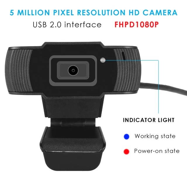 Webcam with Microphone, 1080P HD Streaming USB Computer Webcam for PC Video Conferencing/Calling/Gaming, Laptop/Desktop Mac, Skype/YouTube/Zoom/Facetime115