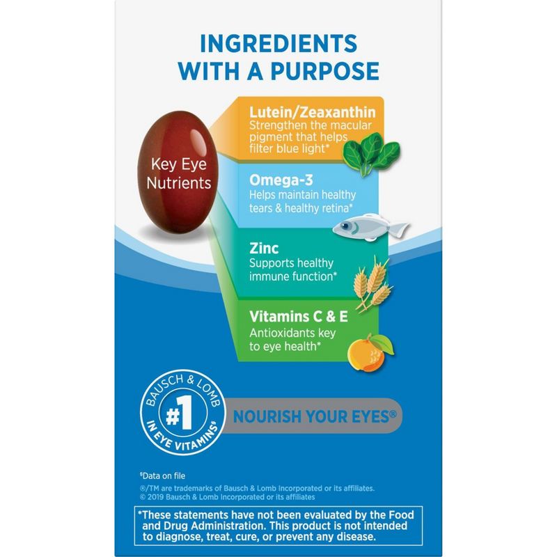 Ocuvite Eye Vitamin and Mineral Dietary Supplement Softgels - 90ct