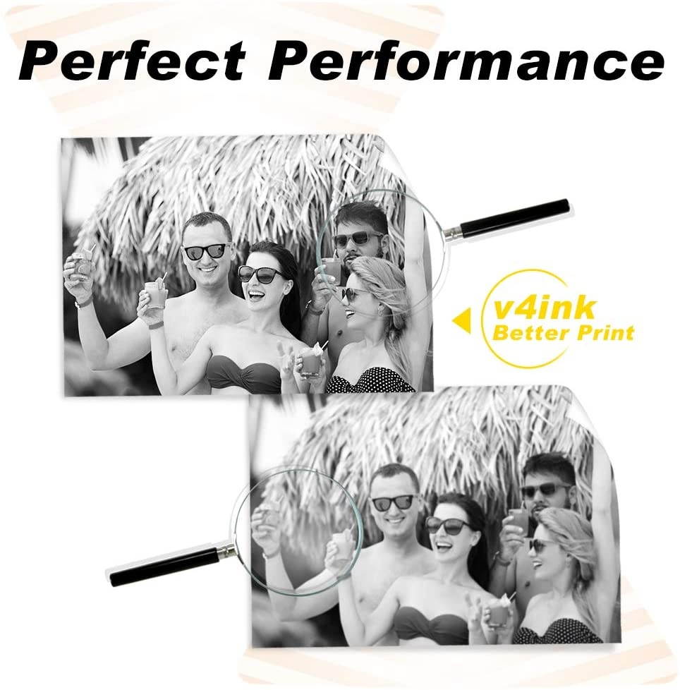 V4INK Compatible 90A Toner Cartridge Replacement for HP 90A 90X CE390A Toner Black Ink for HP LaserJet Enterprise 600 M601 M601n M601dn M602 M602n M602dn M602x M603 M603n M603dn M603xh M4555f Printer