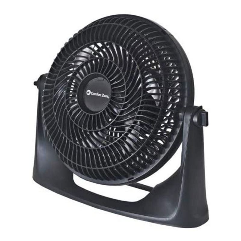 Air King 18" 1/6 HP 3-Speed Adjustable Height Floor Fan with Roll-About Stand