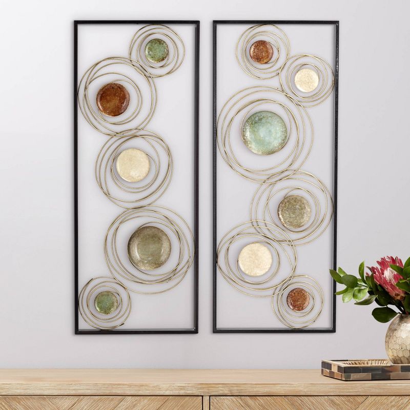 Newhill Designs Kronos 2-Piece Circle Wall Art