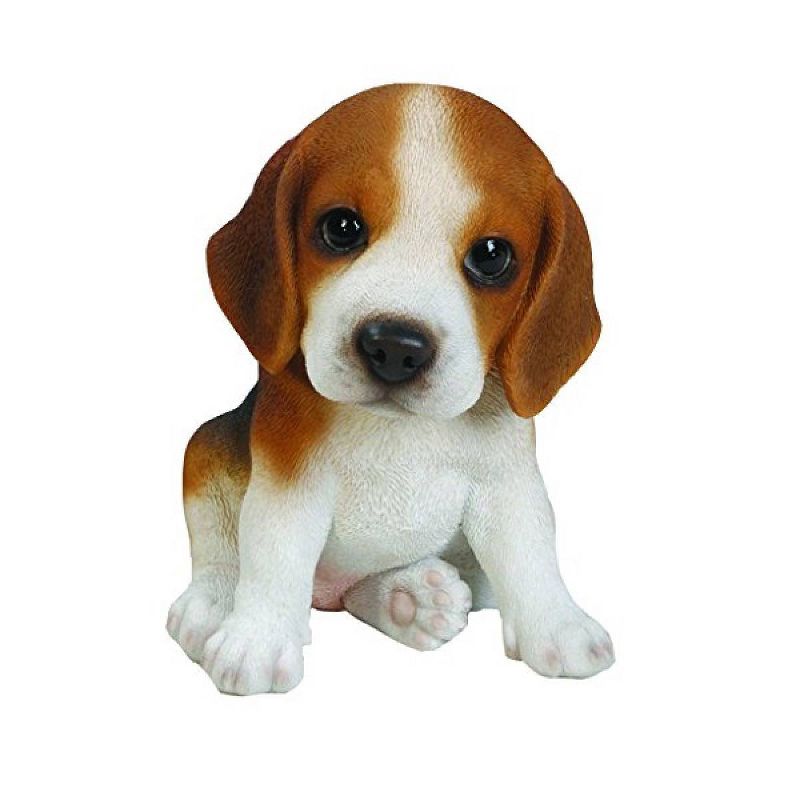 6" Polyresin Beagle Puppy Statue Brown/White - Hi-Line Gift