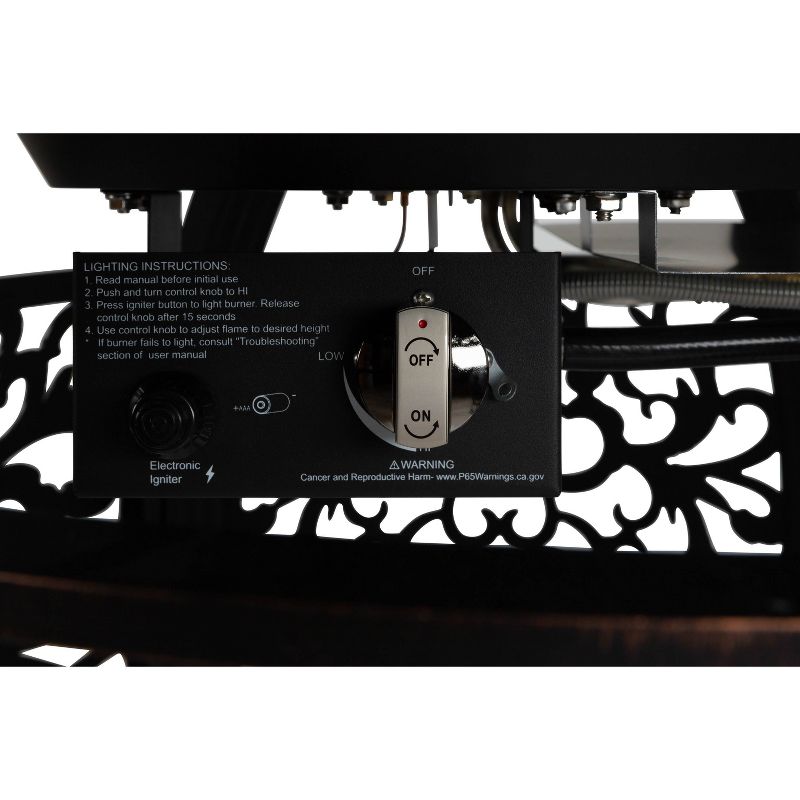 Toulon Oval Aluminum LPG Fire Pit - Fire Sense