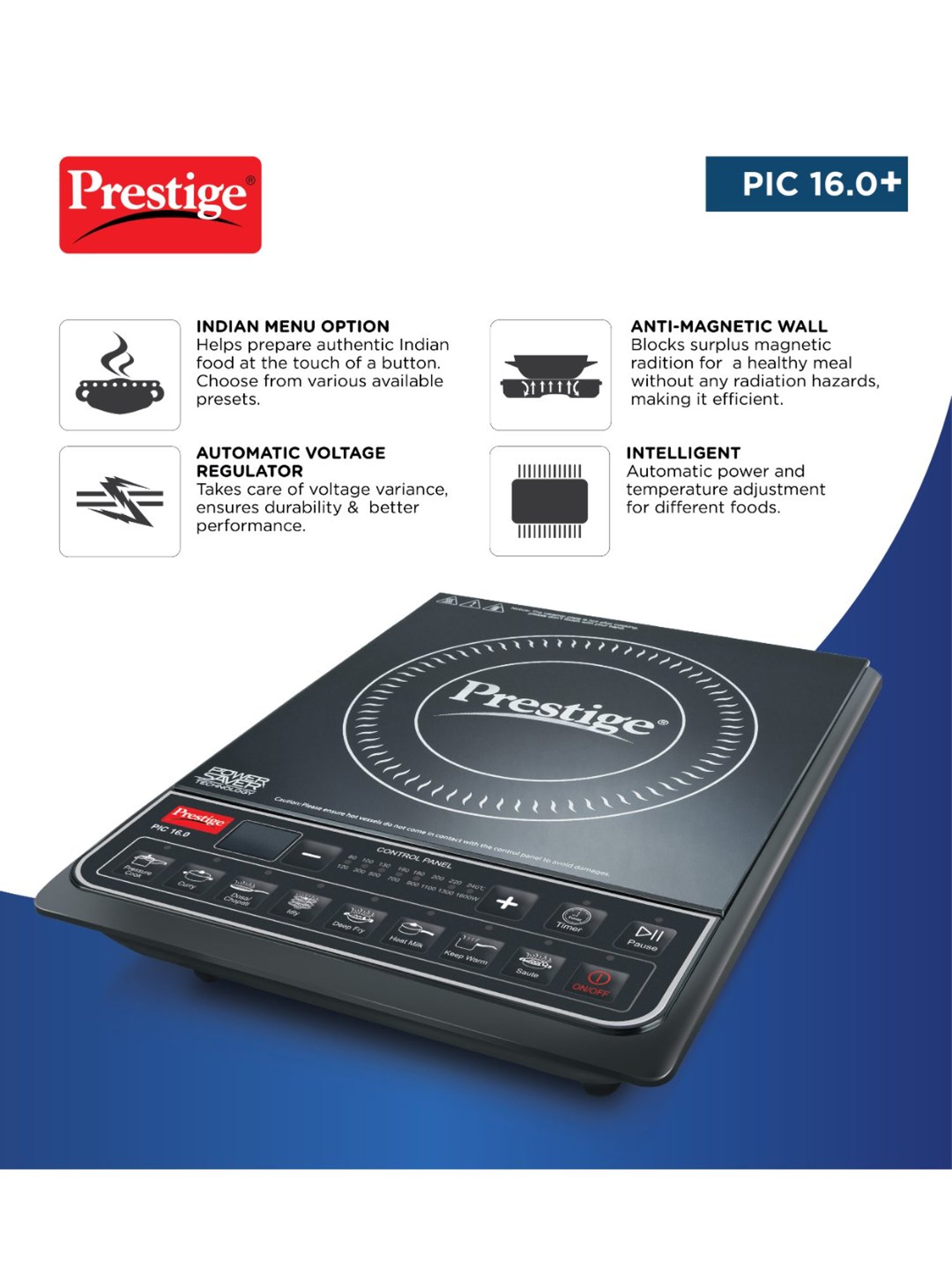 Pigeon Blackline Smart Black Glass Manual Gas Stove (2 Burners)