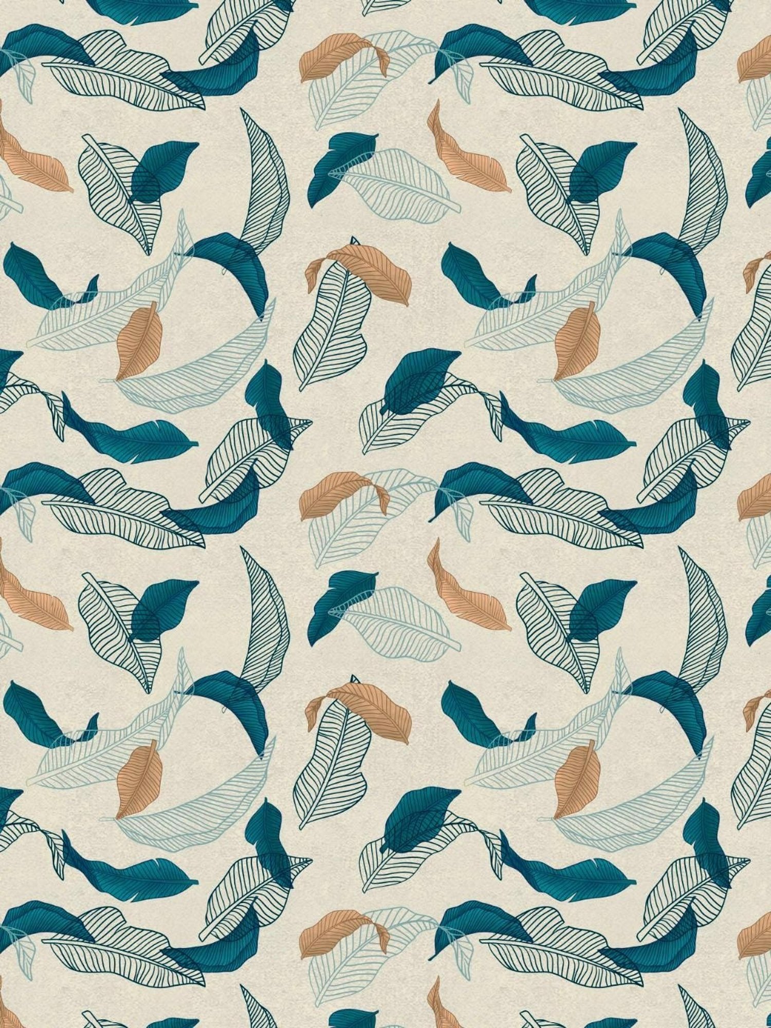 SPACES DRAPE STORY Elegent Floral Teal Green & White Polyester 5 ft Window Curtains - Set of 2