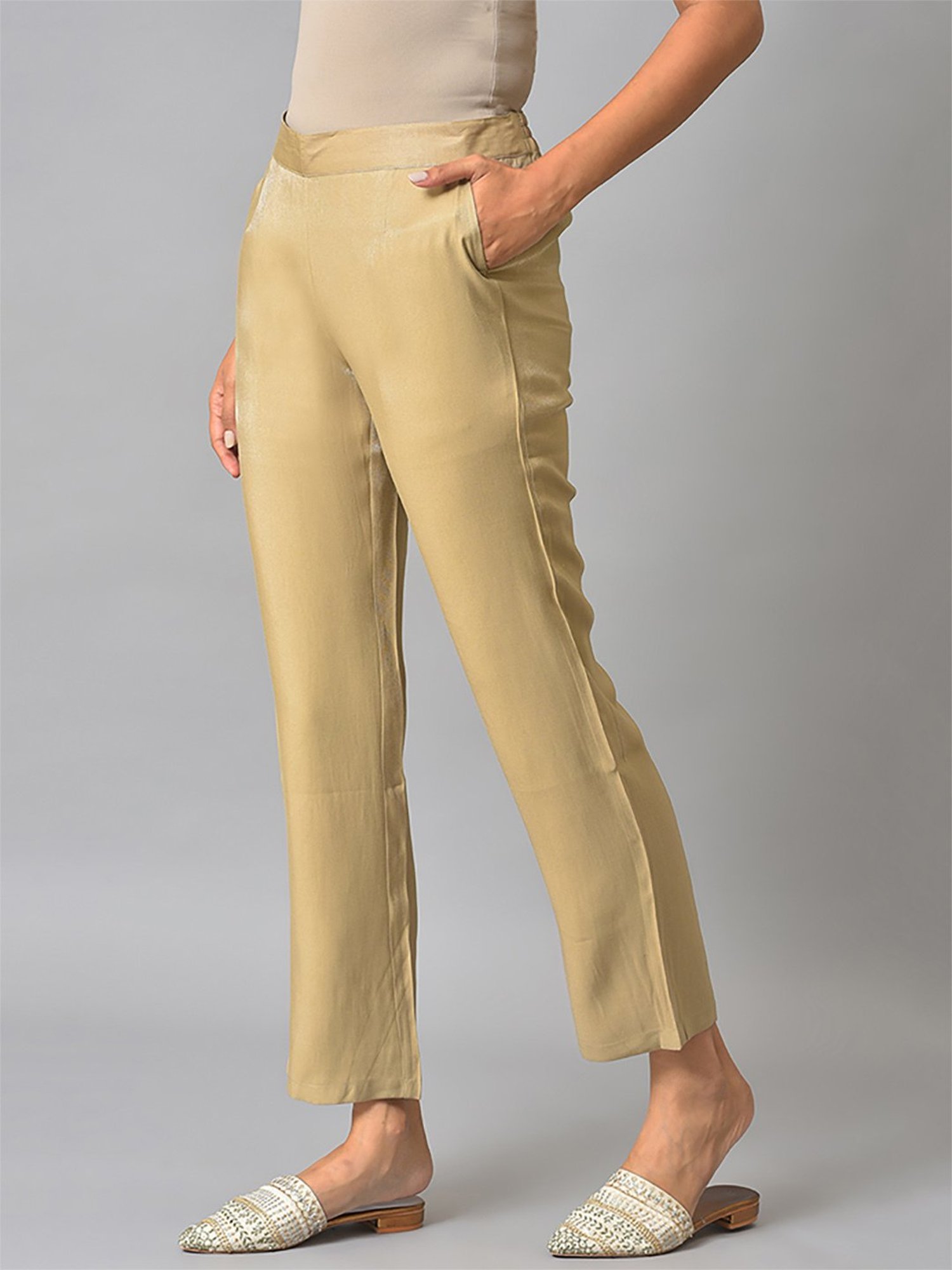 Elleven from Aurelia Golden Regular Fit Pants