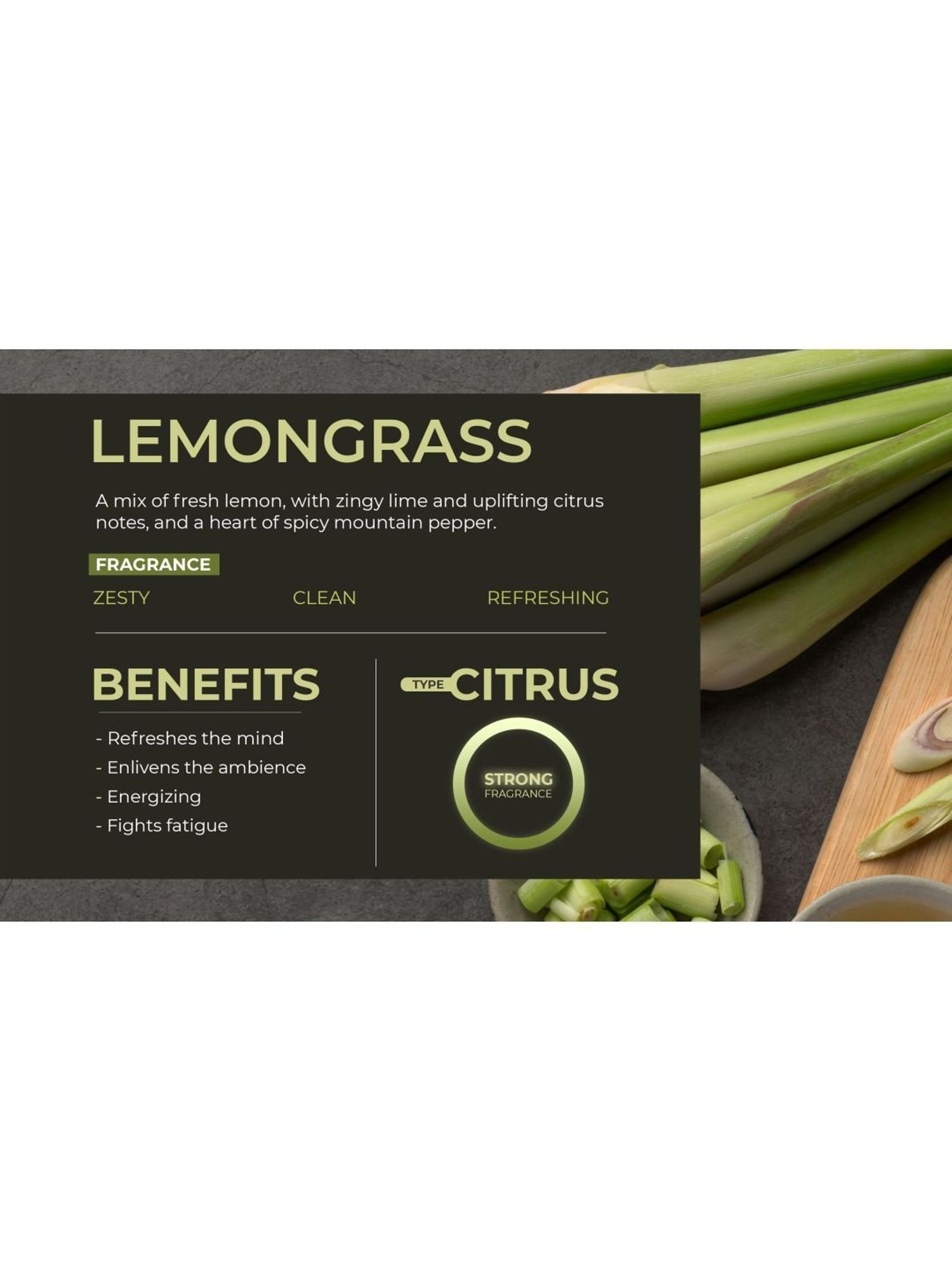 Rosemoore Reed Diffuser set with aroma oil & reed stick Lemongrass - (200 ml)