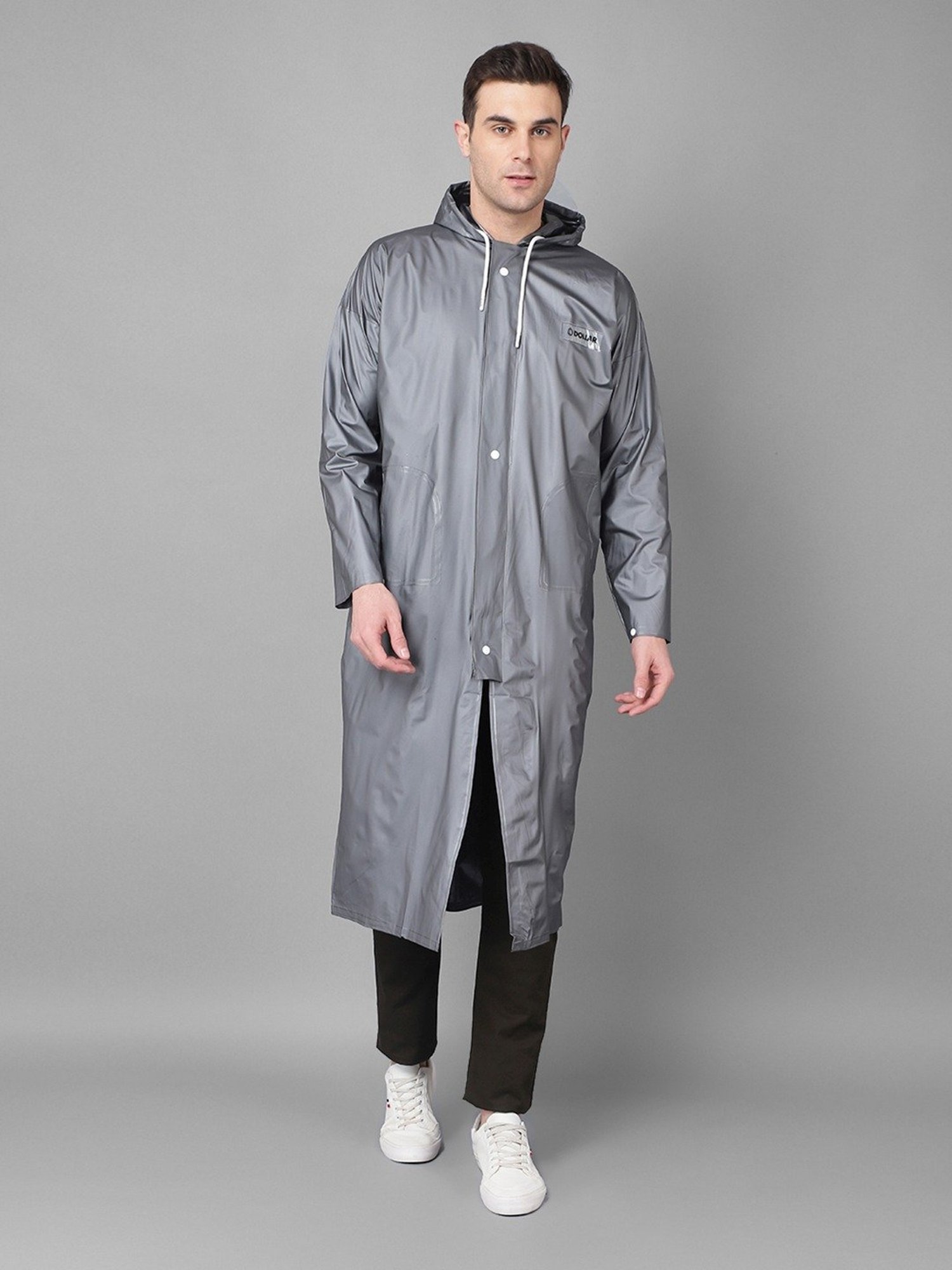 Dollar Grey Regular Fit Rainwear Jacket